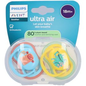 Philips Avent Schnuller +18 Monate Air Frosch/Affe