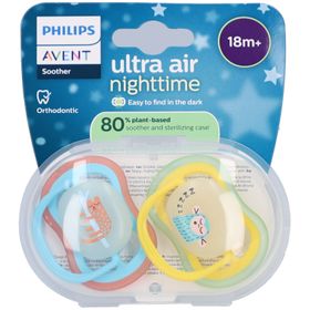 Philips Avent Schnuller +18 Monate Air Night Affe/Katze