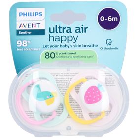 Philips Avent Schnuller +0m Air-Kollektion für Mädchen