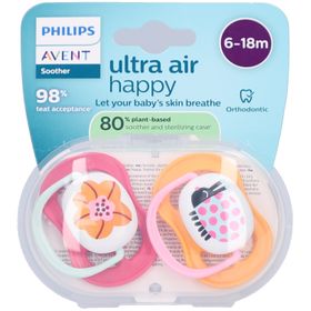 Philips Avent Schnuller +6 Monate Air Collection Mädchen