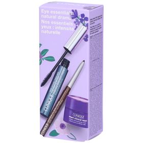 Clinique Eye Essentials Natural Drama Set Mascara Eyeliner Augencreme