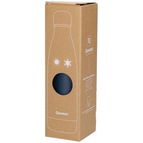 Qwetch Isolierflasche aus Edelstahl, Nachtblau-Granit, 500 ml, 10120