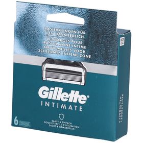 Gillette Intimate Rasierer-Klingen, 6 Ersatzklingen