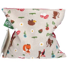 Himmelgrün® Kinder Kirschkernkissen 20x20 cm – Design Waldtiere
