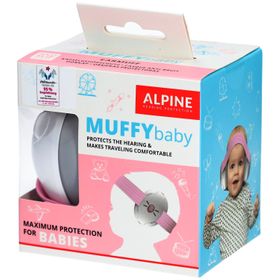 Alpine® Muffy Baby Gehörschutz für Babys – Rosa