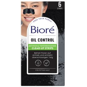 BIORE Oil control Clear Up Strips Porenreiniger mit Aktivkohle