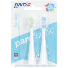 paro® Sonic Duo-Clean - Ersatzzahnbürstenköpfe