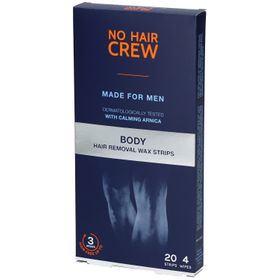 NO HAIR CREW For men Streifen zur Haarentfernung mit Wachs