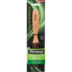 TRISA Natural Brilliance Halbrunde Haarbürste