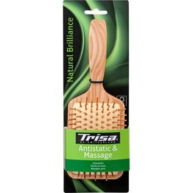 TRISA Natural Brilliance Haarbürste mit Holzbürsten