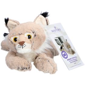 Warmies® Wärme-Kuscheltier Luchs grau ca. 36 cm