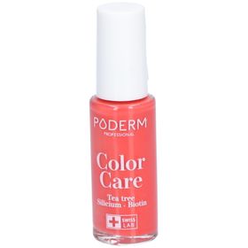Poderm Color Care Teebaum Nagellack Nr 273 Rouge Corail