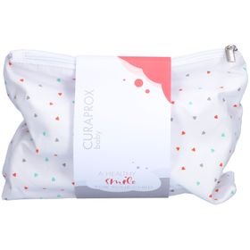 CURAPROX Baby Set Gr. 0 pink – Zahnbürste, Beissring & Schnuller