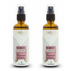 farfalla Rosenblüte Bio- Pflanzenwasser 75ml