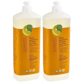 sonett Flüssigwaschmittel auf Olivenölbasis