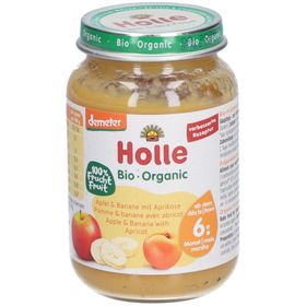 Holle Bio-Apfel und Banane mit Aprikose
