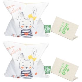 HIMMELGRÜN Traubenkernkissen 15x15cm – Motiv „Mein Liebling“ Mädchen