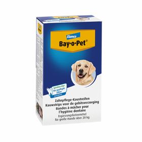 Bay-o-Pet® Zahnpflege Kaustreifen mit Alge für große Hunde