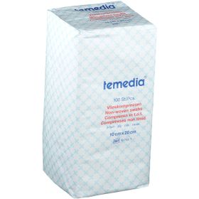 Temedia® Vlieskompresse 10 x 20 cm 4fach unsteril