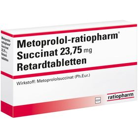 Metoprolol-ratiopharm® Succinat 23,75 mg
