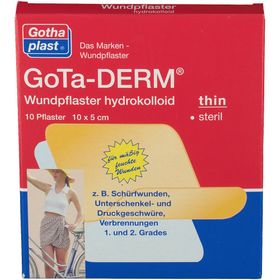 GoTa-DERM® thin steril Pflaster 10 x 5 cm