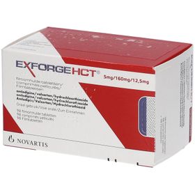 Exforge HCT 5 mg/160 mg/12,5 mg