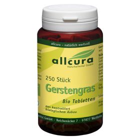 allcura Gerstengras Bio Tabletten
