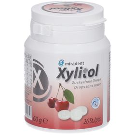 miradent Xylitol Drops Cherry zuckerfrei