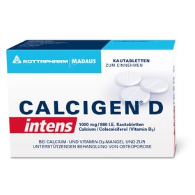 Calcigen® D intens 1000 mg/880 I.E.