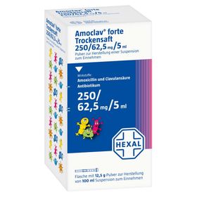 Amoclav® forte Trockensaft 250/62,5 mg/5 ml