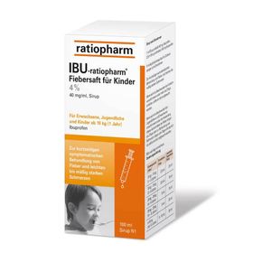IBU-ratiopharm® 4 % Fiebersaft für Kinder 200 mg/5 ml Sirup