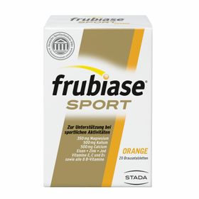 frubiase® SPORT Mit hochdosierten Mineralstoffen, Vitaminen und Spurenelementen Orange