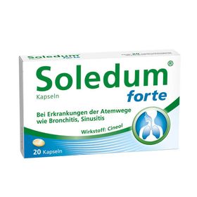 Soledum® forte Kapseln bei Erkältung, Bronchitis & Sinusitis