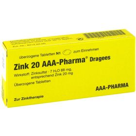 Zink 20 AAA®-Pharma