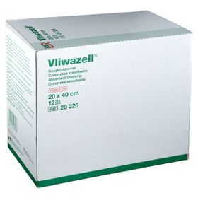 VLIWAZELL Saugkompressen 20 x 40 cm steril