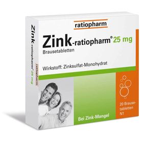 Zink-ratiopharm® 25 mg Brausetabletten
