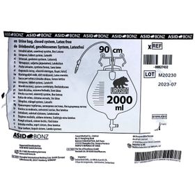 ASID BONZ® UROSID Urinbeutel 2000 ml geschl. System latexfrei 90 cm