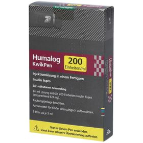 Humalog 200 E/ml KwikPen