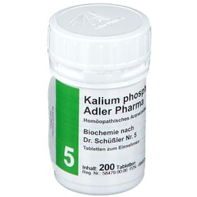 Adler Pharma Kalium phosphoricum D6 Biochemie nach Dr. Schüßler Nr. 5