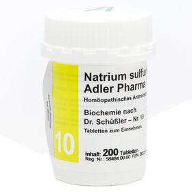 Adler Pharma Natrium sulfuricum D6 Biochemie nach Dr. Schüßler Nr. 10