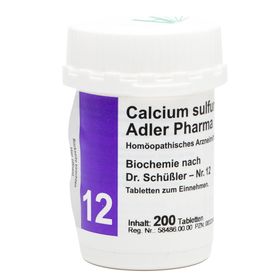 Adler Pharma Calcium sulfuricum D6 Biochemie nach Dr. Schüßler Nr. 12