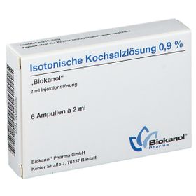 Isotonische Kochsalzlösung 0,9 % Biokanol