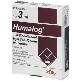 Humalog 100 E/ml Patrone
