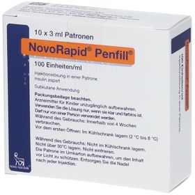 NovoRapid® Penfill® 100 E/ml