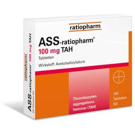 ASS-ratiopharm® 100 mg TAH Tabletten