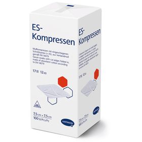 ES-Kompressen unsteril 12fach 7,5 x 7,5 cm