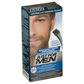 JUST FOR MEN Pflege-Brush-In-Color-Gel hellbraun