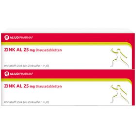 Zink AL 25 mg Brausetabletten bei Zinkmangelzuständen