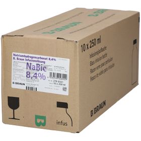 Natriumhydrogencarbonat 8,4 % B. Braun Glasflasche