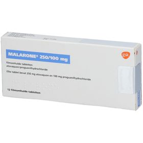 Malarone 250 mg/100 mg